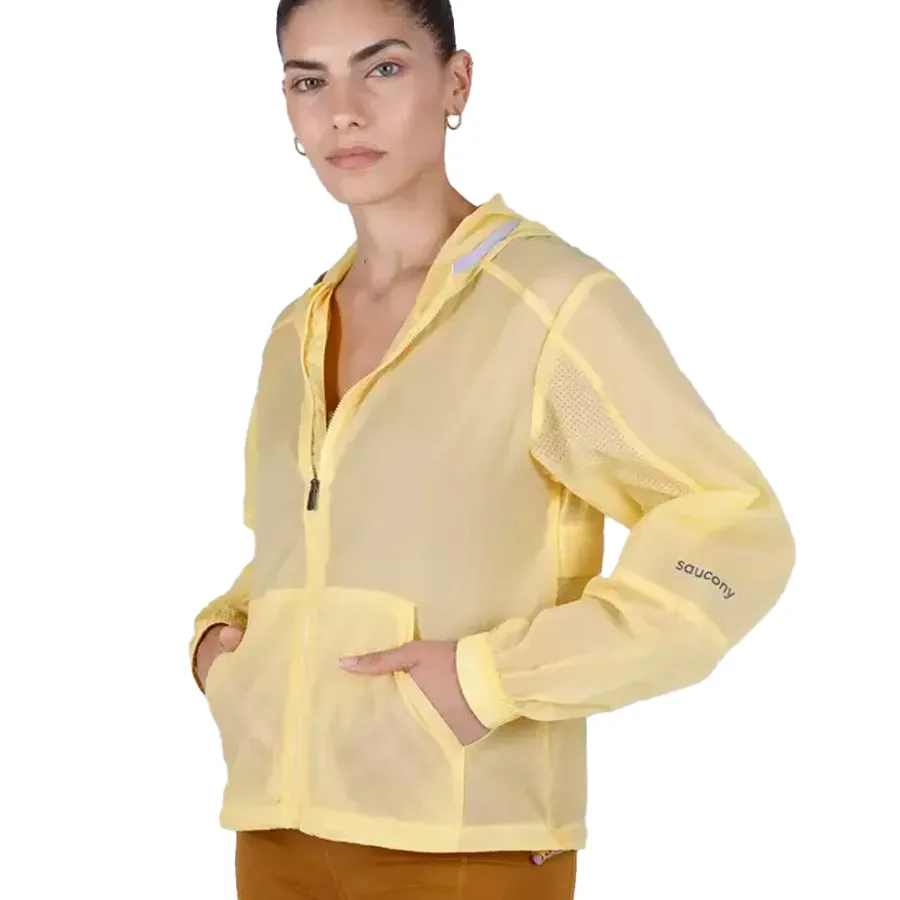Imagen 1 de 5 de Campera Saucony Elevate Packaway-AMARILLO