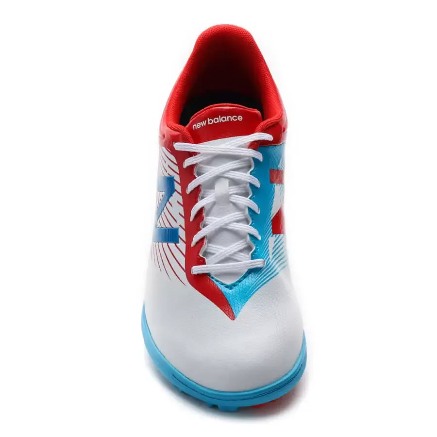 Imagen 1 de 5 de Botines New Balance Visaro Control Tf-BLANCO/ROJO/AZUL