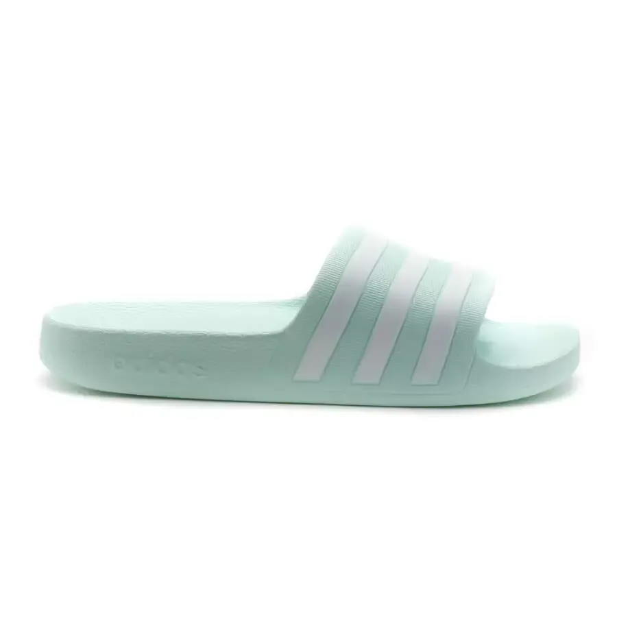 Imagen 4 de 5 de Ojotas adidas Adilette Aqua-VERDE/BLANCO