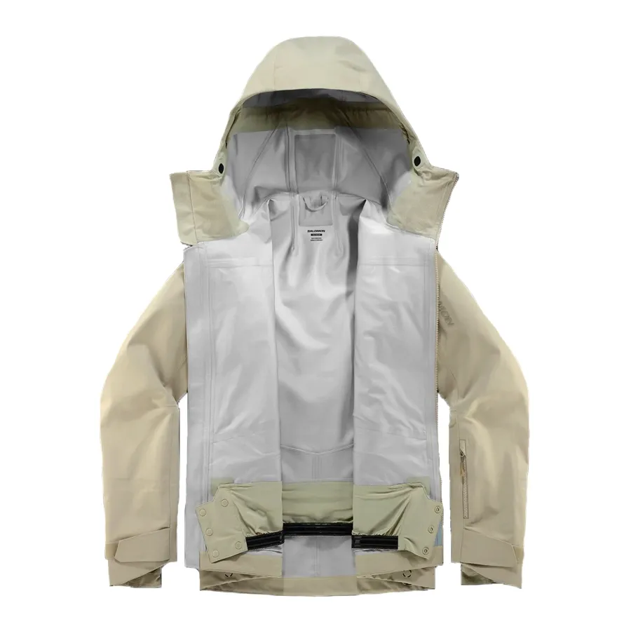Imagen 1 de 6 de Campera Salomon Qst 3L Shell-BEIGE