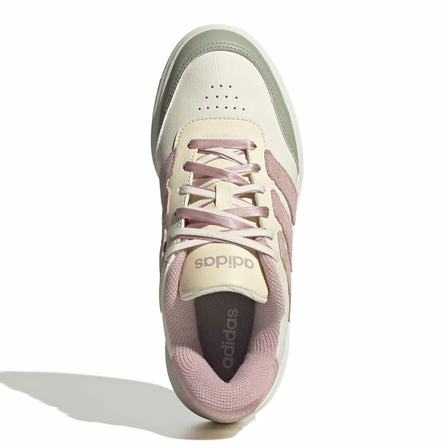 Imagen 3 de 7 de Zapatillas adidas Courtblock Bold-BLANCO/ROSA/VERDE