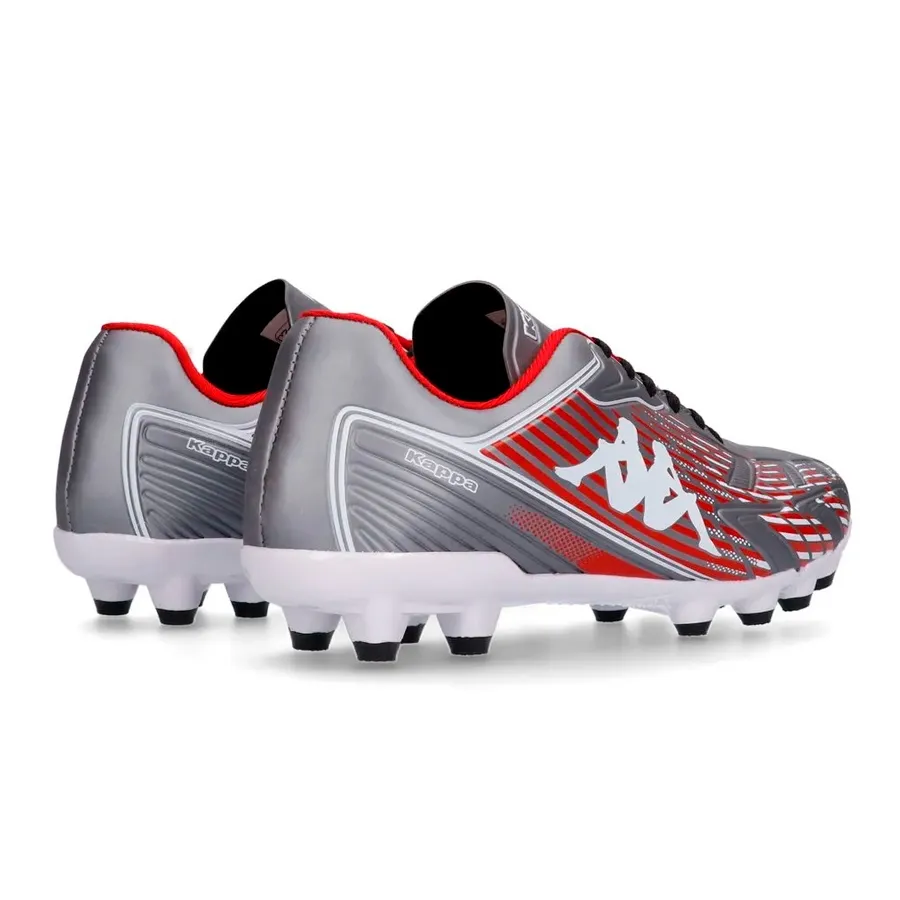 Imagen 2 de 5 de Botines Kappa Napoles Fg-GRIS/ROJO/BLANCO