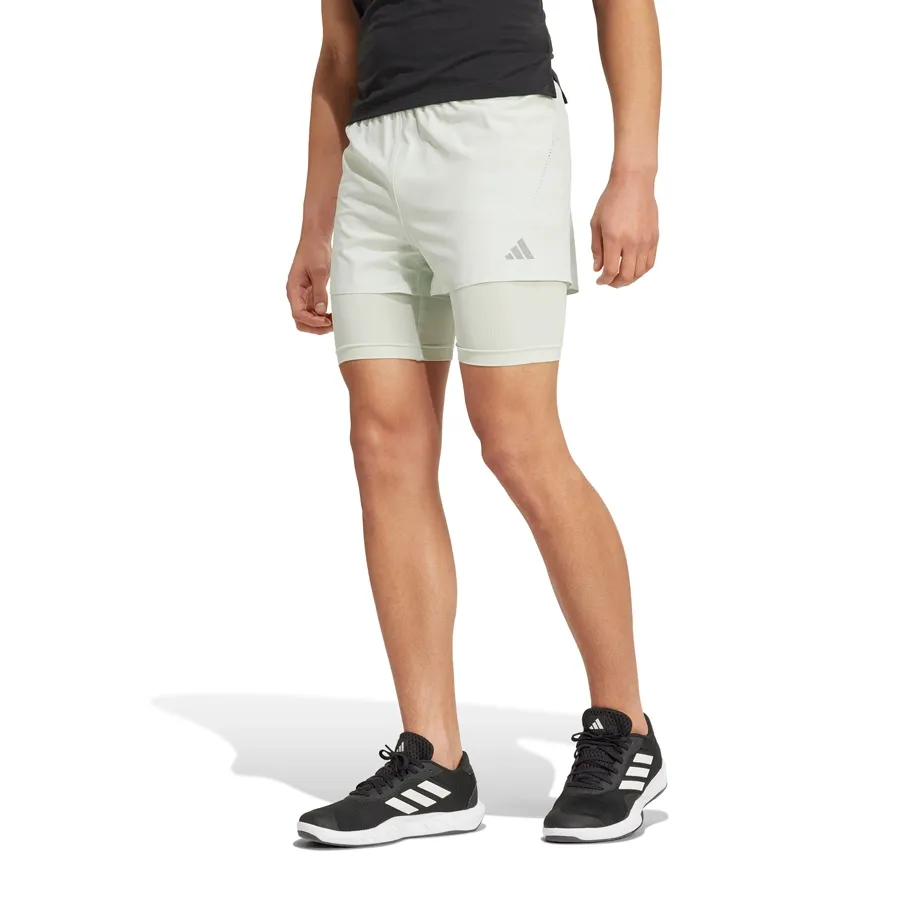 Imagen 0 de 5 de Short adidas Hr 2in1-VERDE AGUA