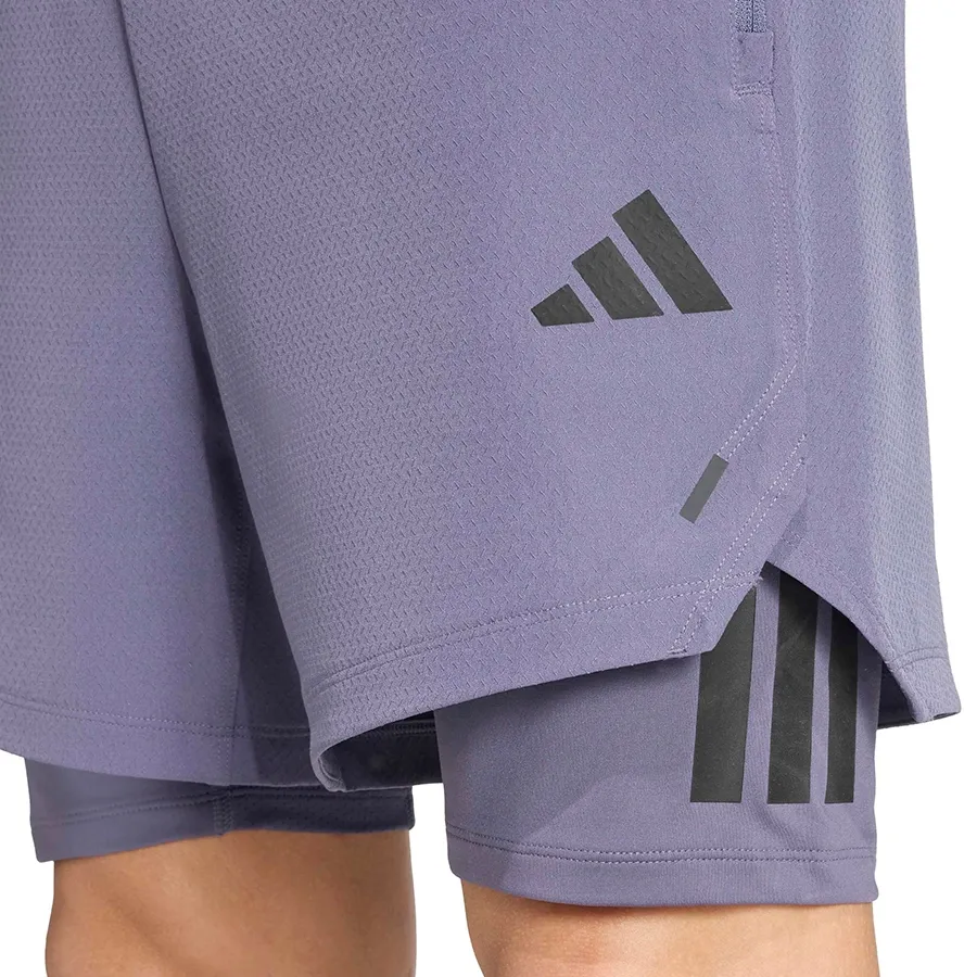 Imagen 4 de 5 de adidas Shorts Primelift 2 en 1-VIOLETA