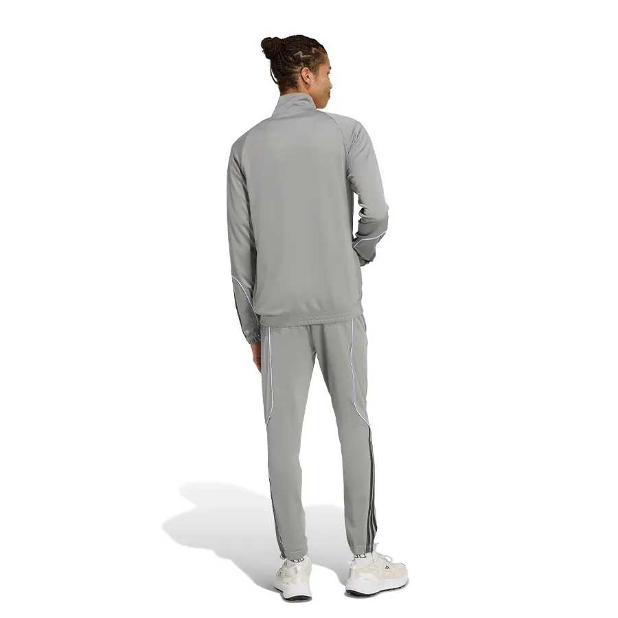 Imagen 2 de 8 de Conjunto adidas 3 Stripes Stadium-GRIS/GRAFITO/BLANCO