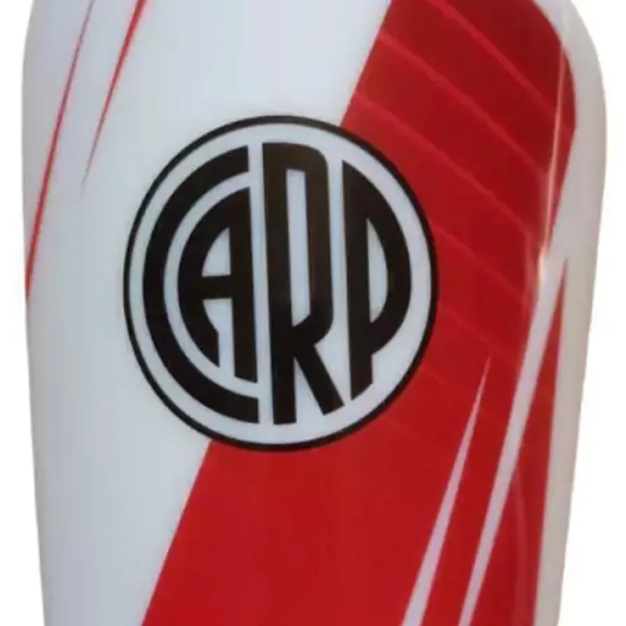 Imagen 2 de 3 de Canilleras DRB De Futbol Drb River-ROJO/BLANCO