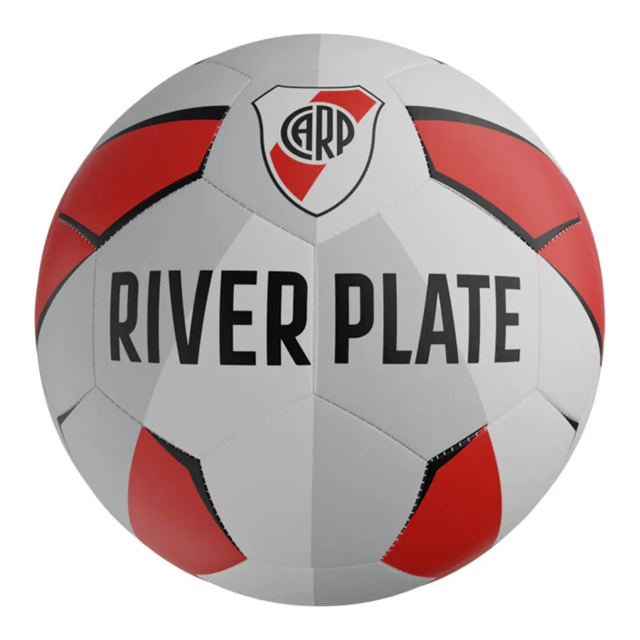 Imagen 0 de 4 de Pelota DRB de Futbol Mundial 2.0 River-BLANCO/ROJO/NEGRO