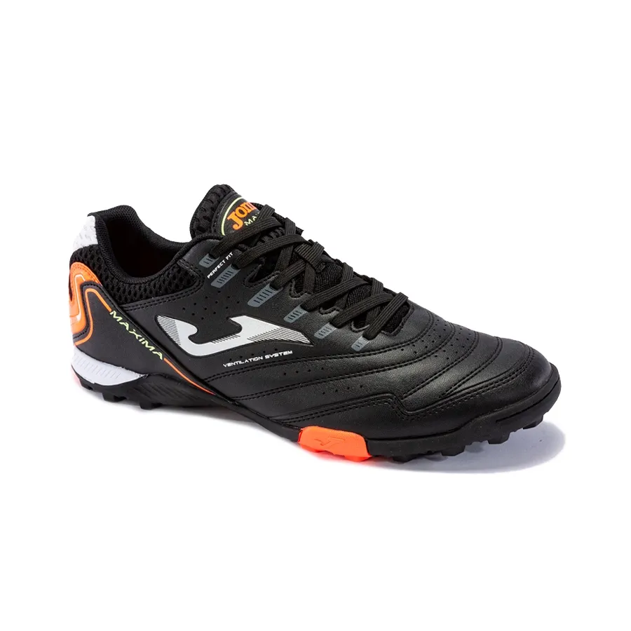 Imagen 2 de 5 de Botines Joma F5 Maxima Tf-NEGRO/PLATA/NARANJA