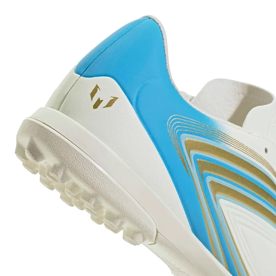 Imagen 6 de 7 de Botines adidas F50 Club El Ultimo Tango Tf-BLANCO/CELESTE/DORADO