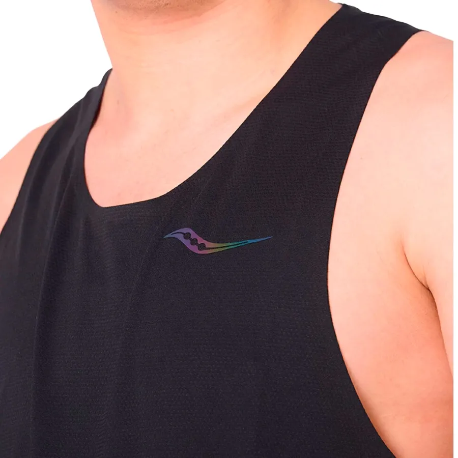 Imagen 2 de 5 de Remera Saucony Endorphine II-NEGRO