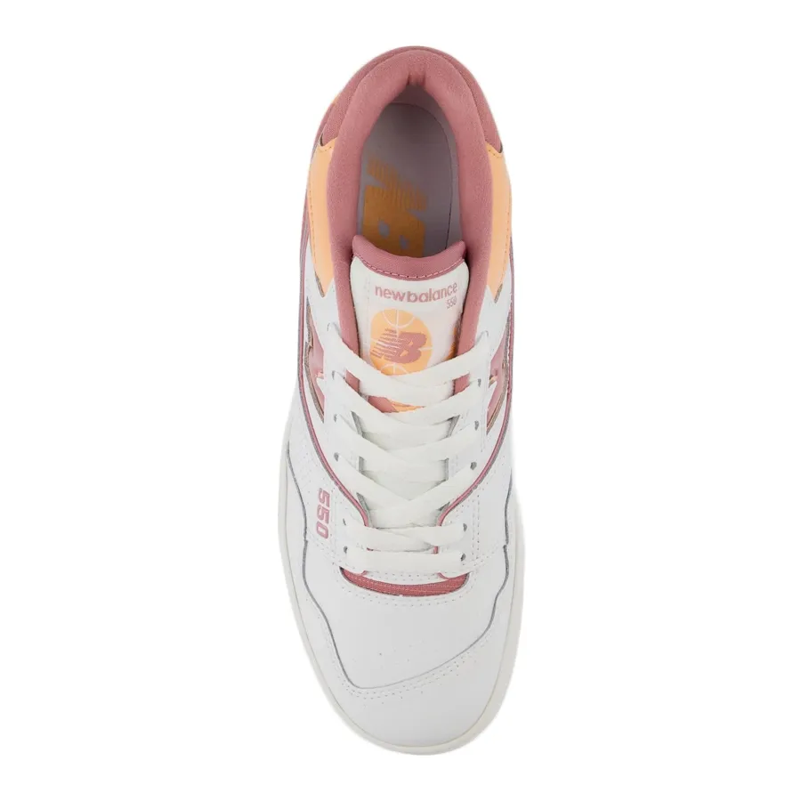 Imagen 3 de 5 de Zapatillas New Balance 550-BLANCO/ROSA