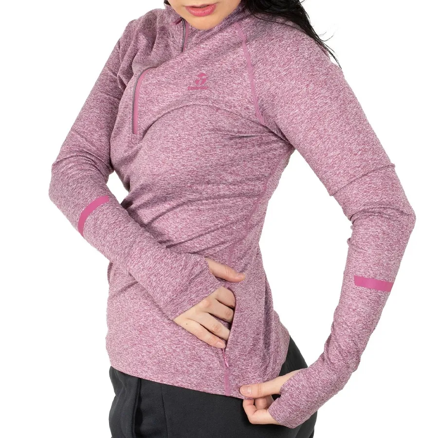 Imagen 1 de 3 de Buzo Topper Medio Cierre Running Ii-ROSA