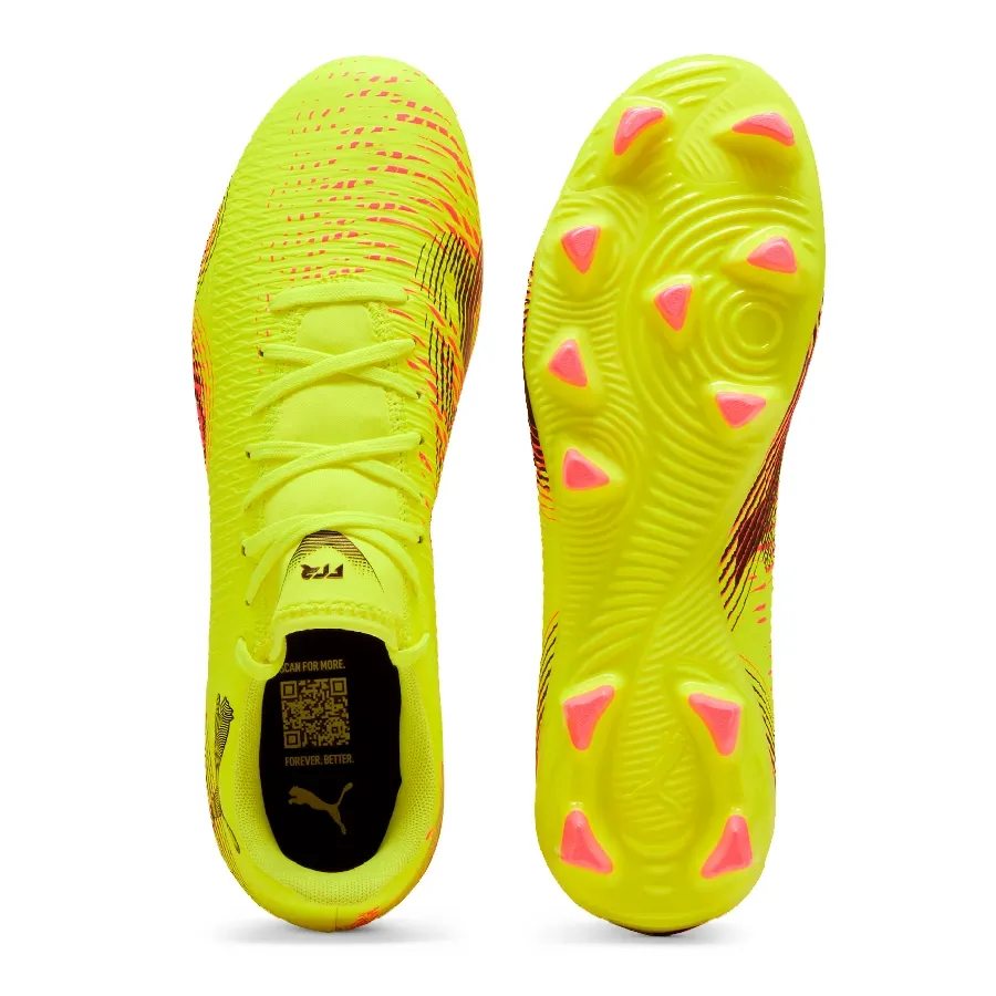 Imagen 3 de 6 de Botines Puma Future 8 play FG/AG-AMARILLO FLUOR/FUCSIA/NEGRO