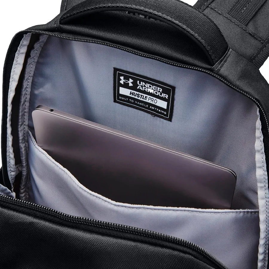 Imagen 4 de 7 de Mochila Under Armour Hustle Pro Backpack-NEGRO