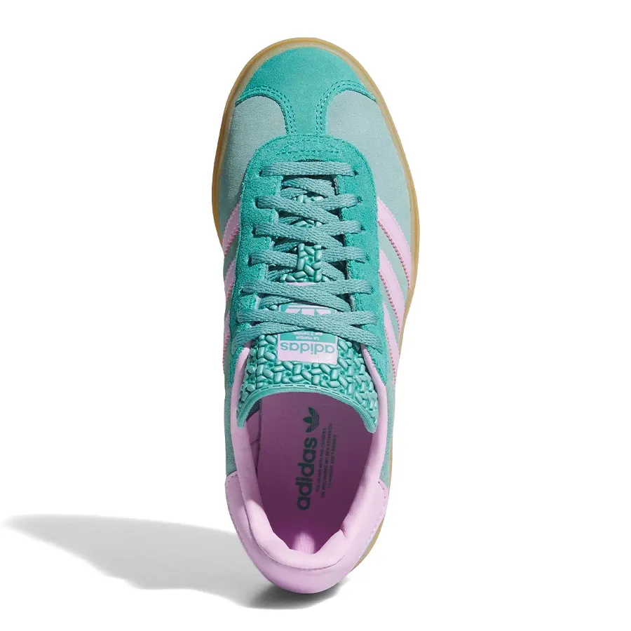 Imagen 3 de 7 de Zapatillas adidas originals Gazelle Bold-VERDE AGUA/LILA
