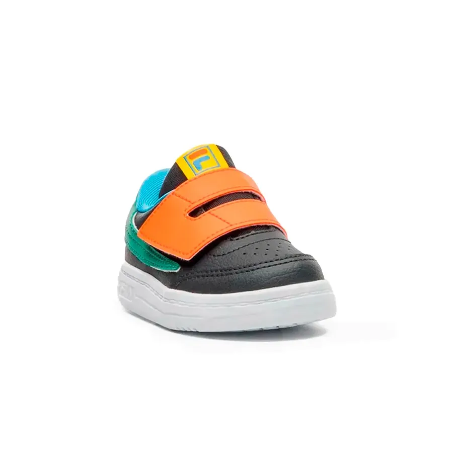 Imagen 1 de 6 de Zapatillas Fila Tennis 88-NEGRO/VERDE/NARANJA