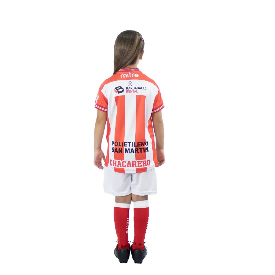 Camiseta Mitre Oficial Kids San Martin de Mza - ROJO/BLANCO | Vaypol