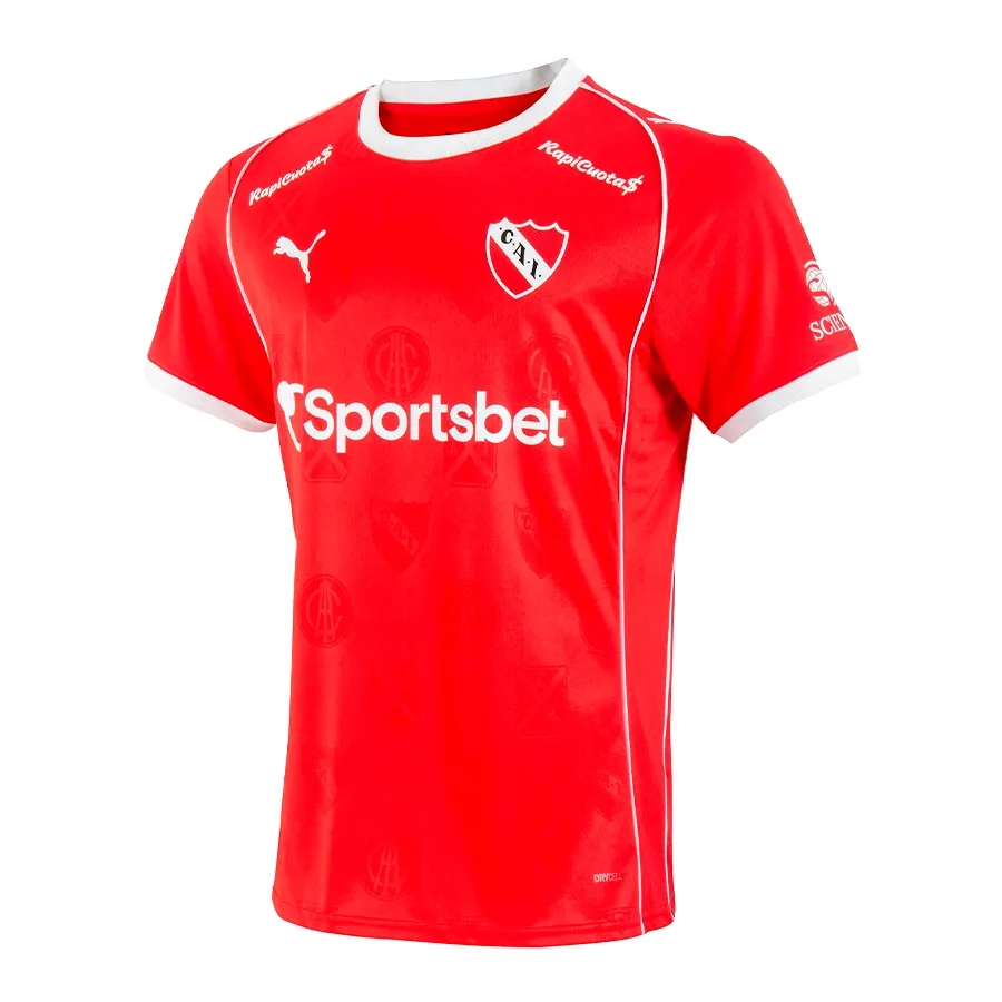 Imagen 0 de 6 de Camiseta Puma Independiente-ROJO/BLANCO