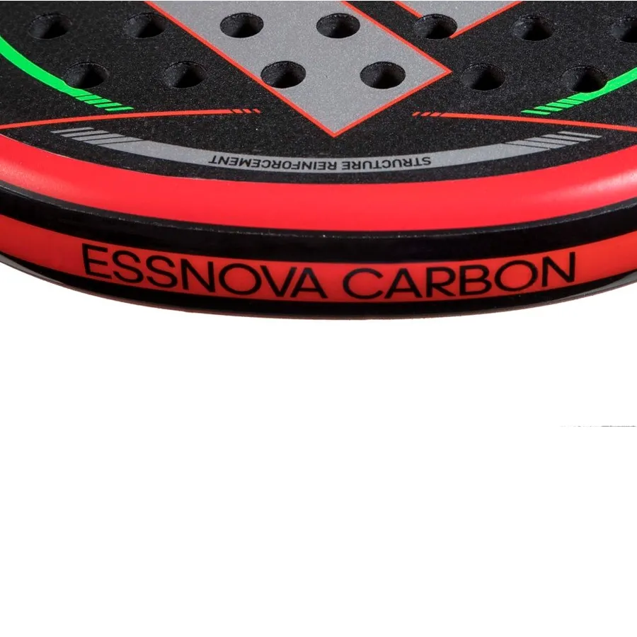 Imagen 3 de 4 de Paleta adidas Essnova Carbon 3.1-NEGRO/ROJO/VERDE