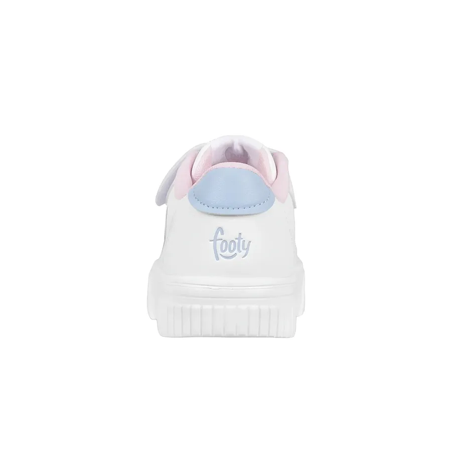 Imagen 1 de 3 de Zapatillas Footy Stitch 25-BLANCO/ROSA/CELESTE