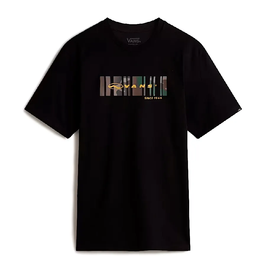 Imagen 1 de 4 de Remera Vans Scanner SS-NEGRO/CAMUFLADO/AMARILLO