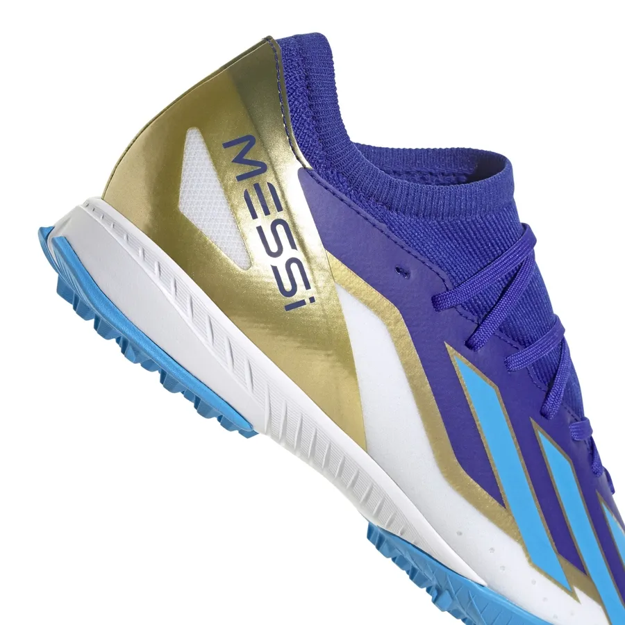 Imagen 5 de 7 de Botines adidas X Crazyfast Messi League-AZUL/DORADO/CELESTE