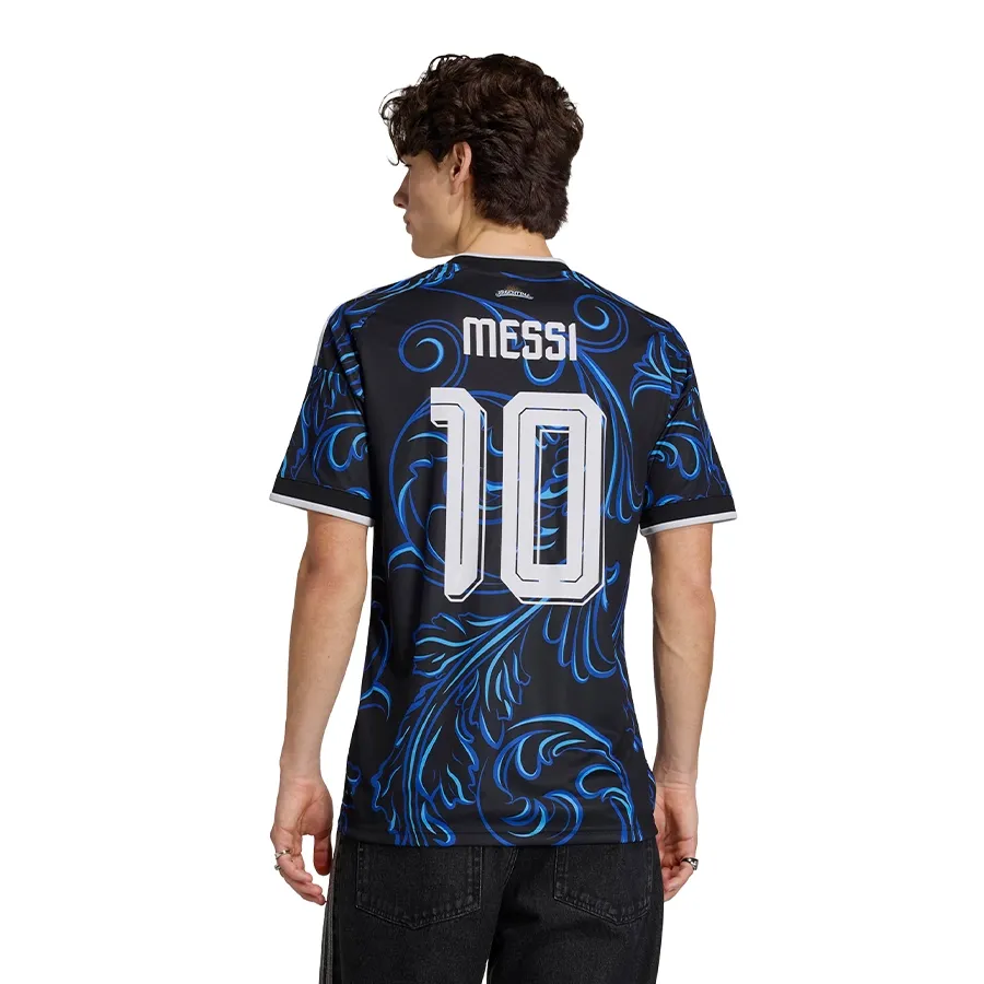 Imagen 2 de 6 de Camiseta adidas originals adidas Alternativa Messi Selección Argentina 26-NEGRO/AZUL/CELESTE