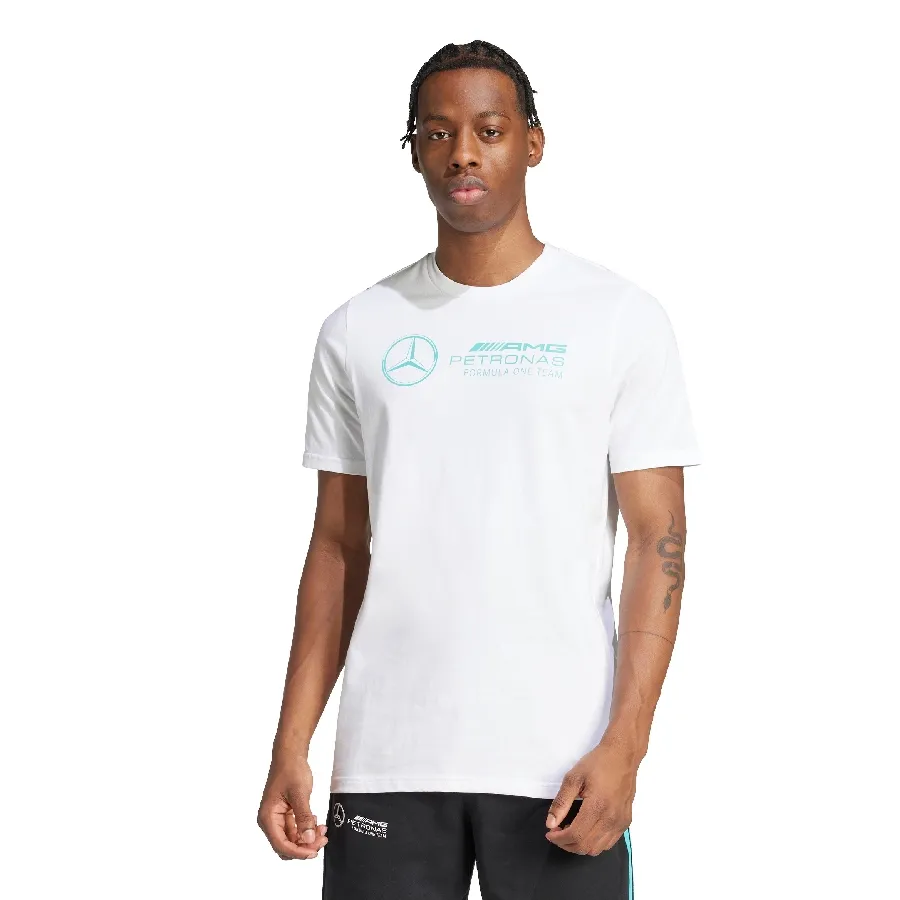 Imagen 0 de 5 de Remera adidas ADN Mercedes-BLANCO/TURQUESA
