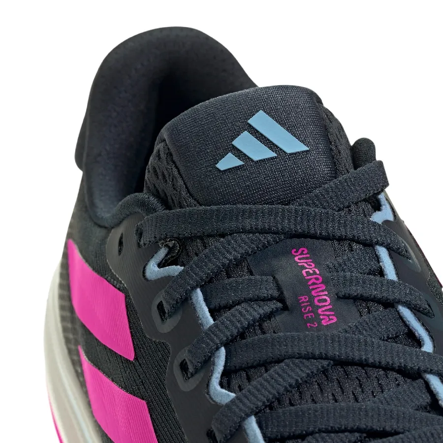 Imagen 5 de 7 de Zapatillas adidas Supernova Rise 2-NEGRO/FUCSIA