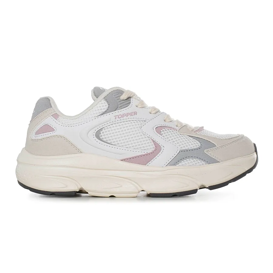 Imagen 0 de 5 de Zapatillas Topper Vallarta-BLANCO-GRIS-LILA