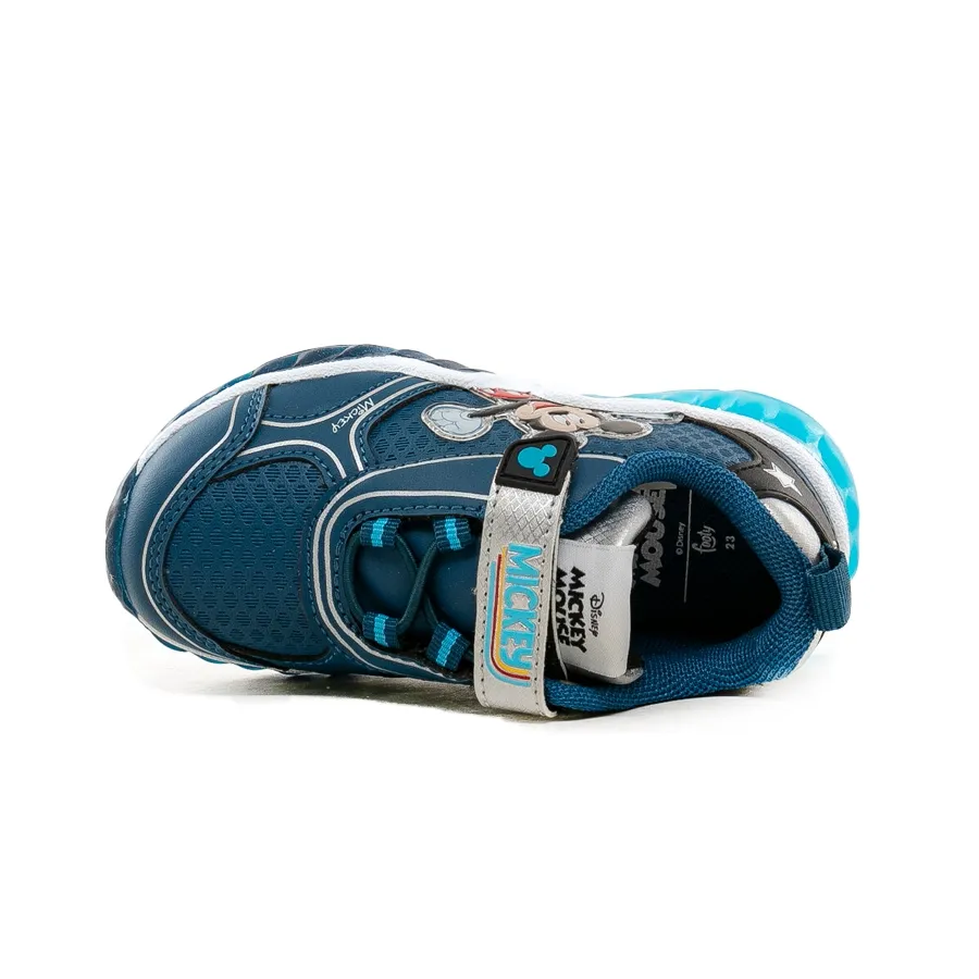 Imagen 4 de 6 de Zapatillas Footy Mickey Con Luz-AZUL/BLANCO