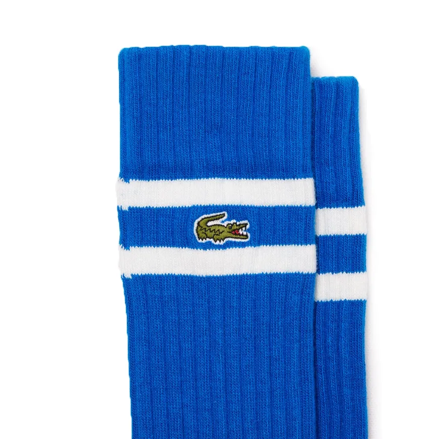 Imagen 1 de 2 de Medias Lacoste Pack x2-AZUL FRANCIA/BLANCO