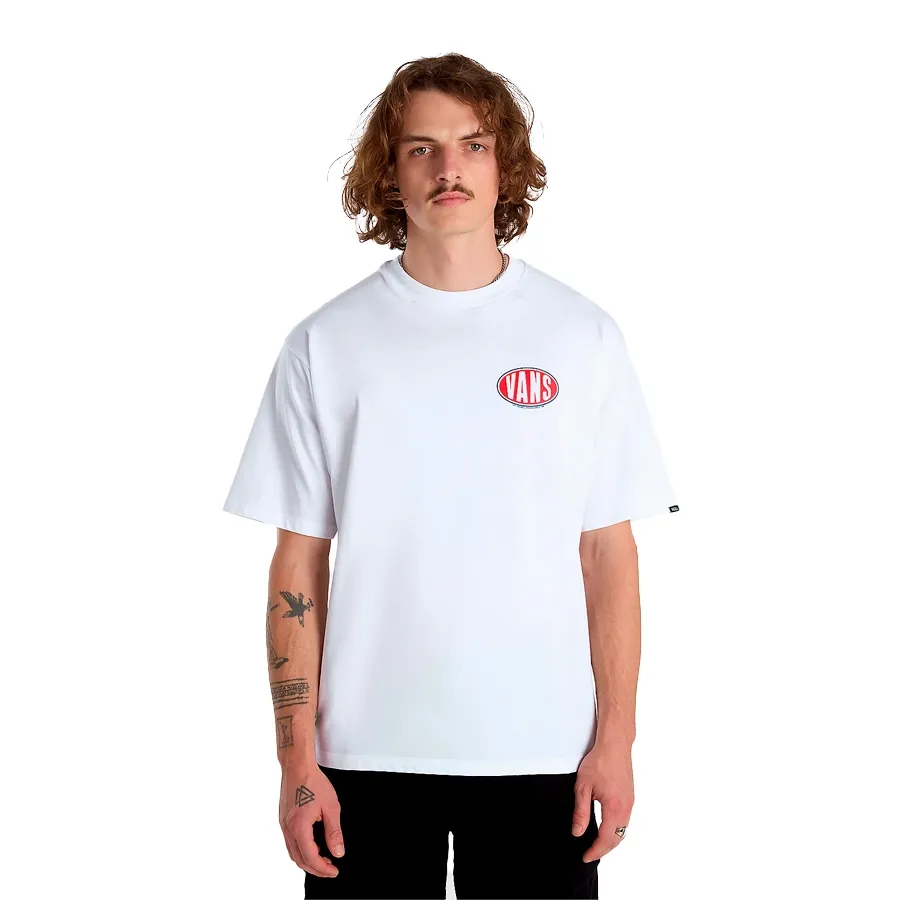Imagen 0 de 3 de Remera Vans Spray On-BLANCO/ROJO/AZUL