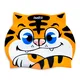 gorra-hydro-silicona-animals-kids-NARANJA