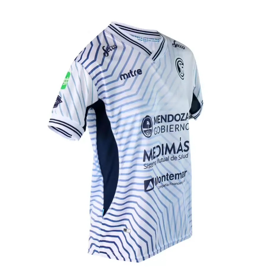Imagen 1 de 3 de Camiseta Mitre Oficial Alternativa Independiente Rivadavia-BLANCO/AZUL