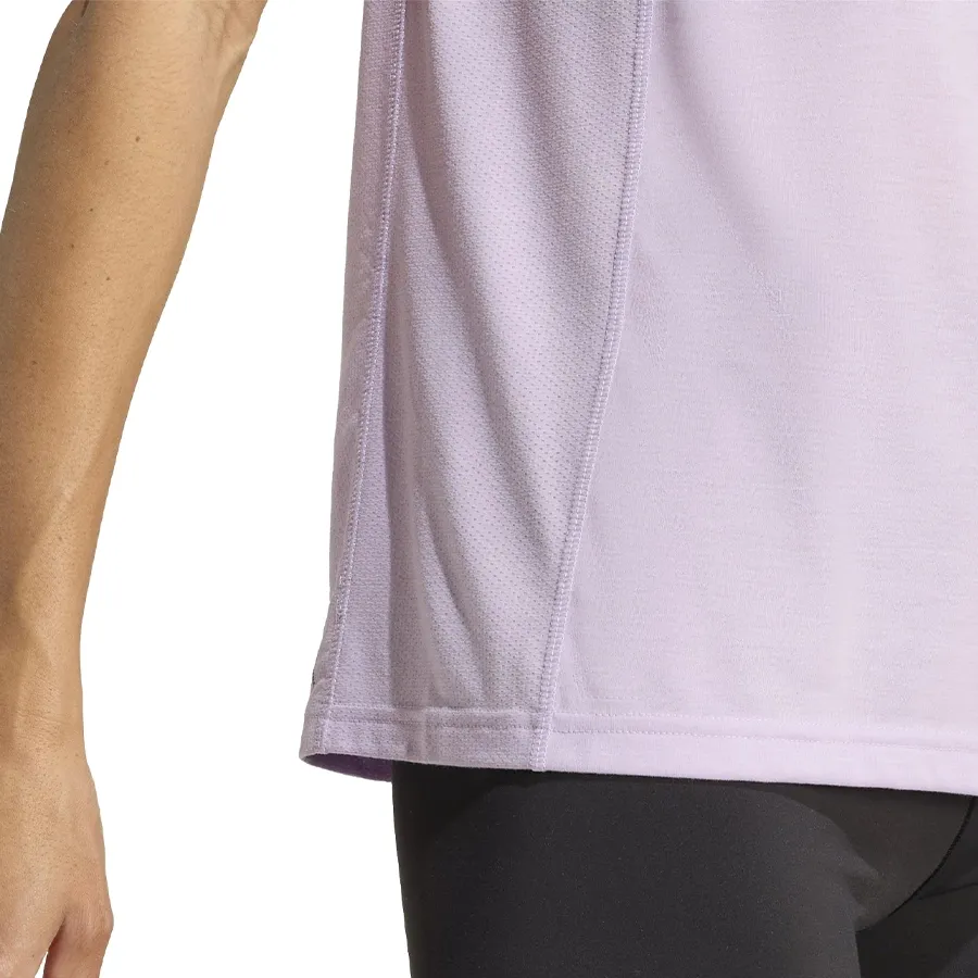 Imagen 4 de 5 de Remera adidas Train Essentials Big Logo-LAVANDA