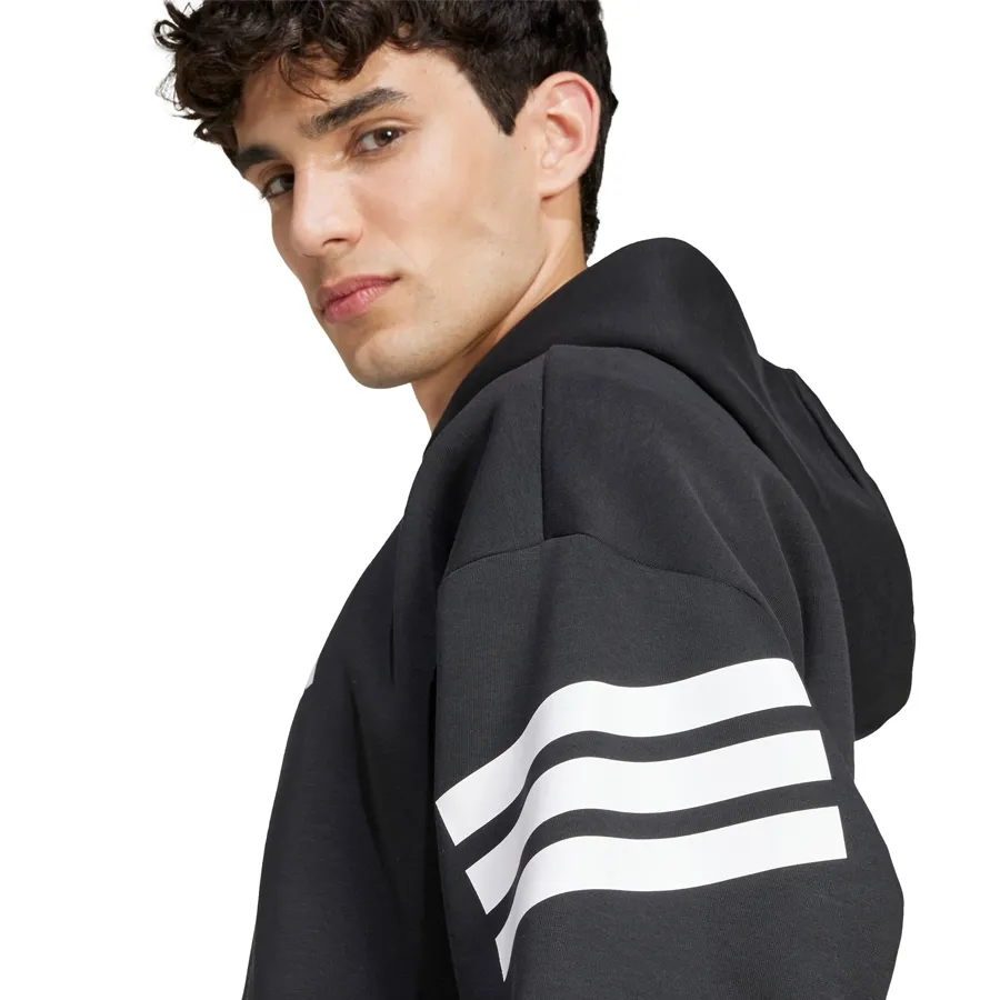 Imagen 3 de 5 de Campera adidas Future Icons 3 Tiras-NEGRO/BLANCO