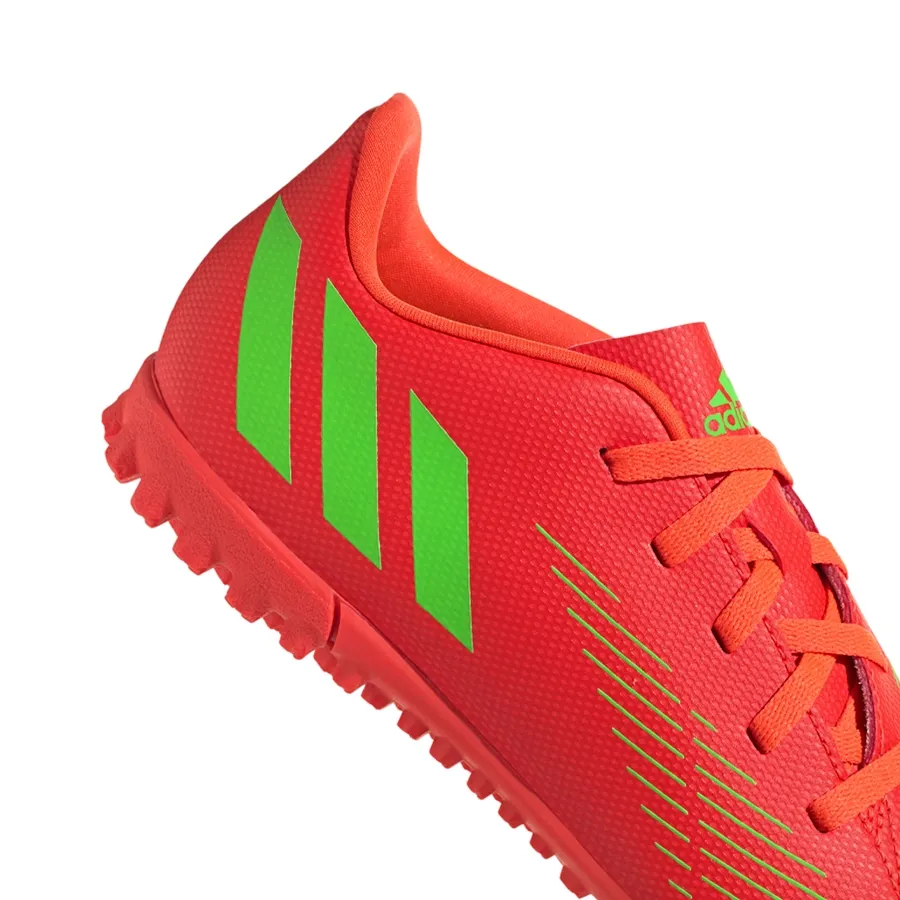 Imagen 3 de 5 de Botines adidas Predator Edge 4 Tf-ROJO/VERDE FLUOR