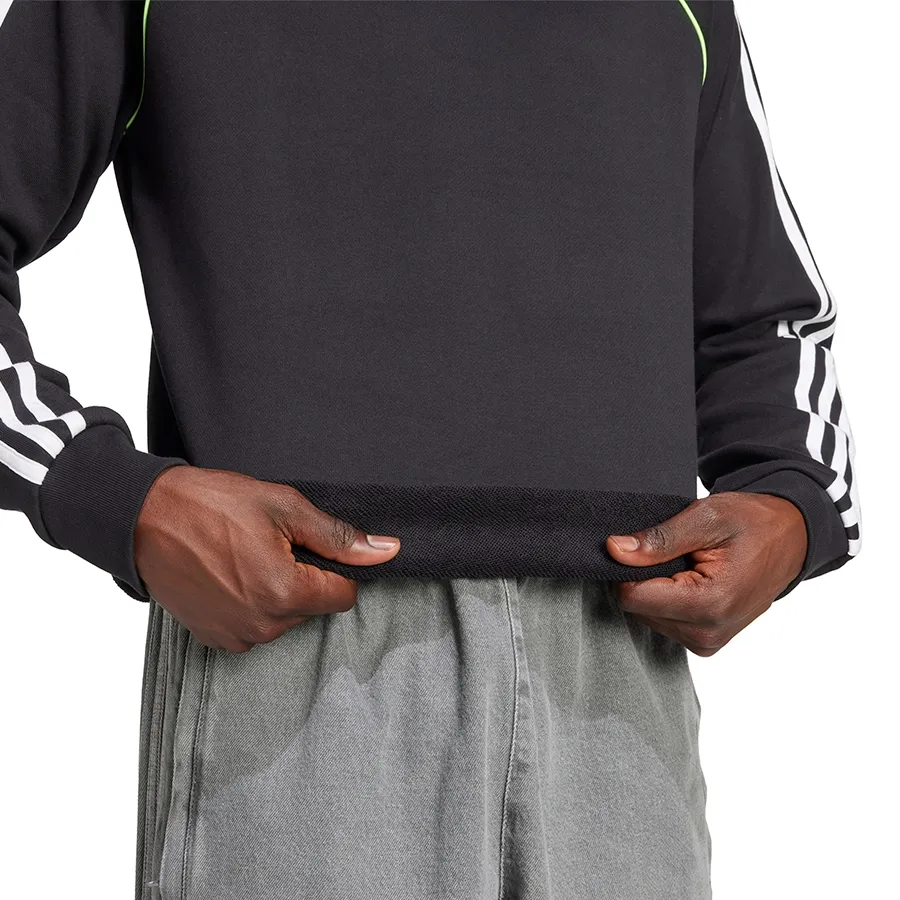 Imagen 3 de 4 de Buzo adidas originals Piping Crewneck-NEGRO/BLANCO