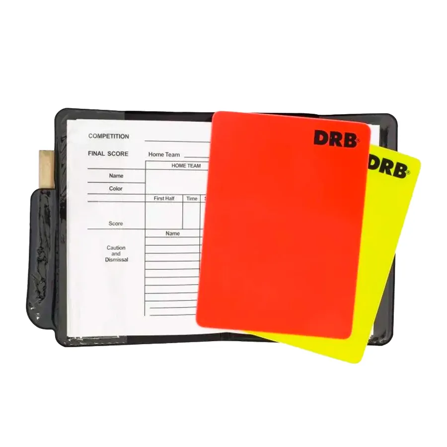 Imagen 3 de 4 de Tarjetas De Árbitro DRB-AMARILLO/ROJO