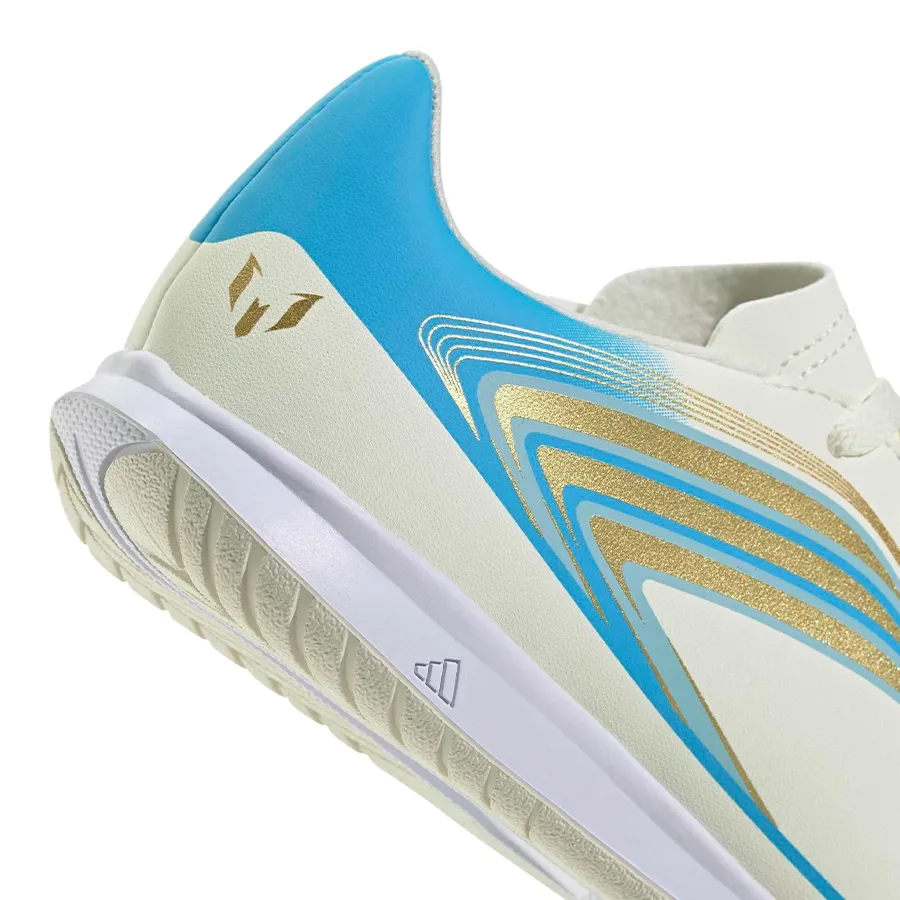 Imagen 6 de 7 de Botines adidas F50 Messi Club In-BLANCO/CELESTE/DORADO