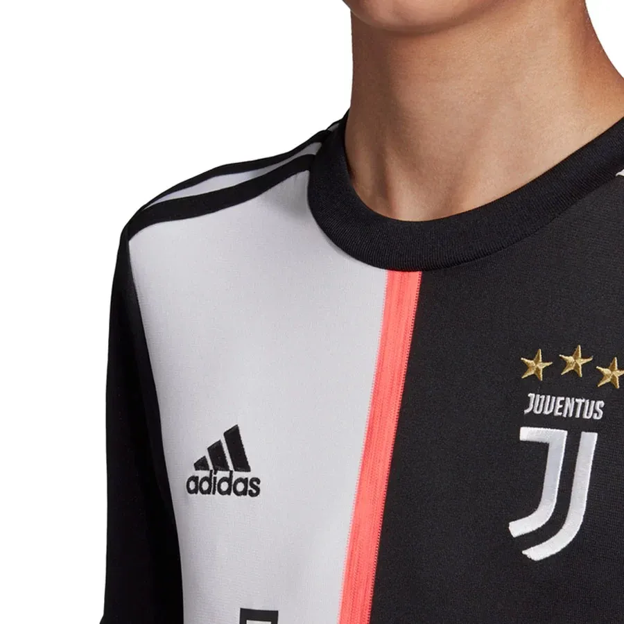 Imagen 3 de 4 de Camiseta adidas Uniforme Titular Juventus-NEGRO/BLANCO