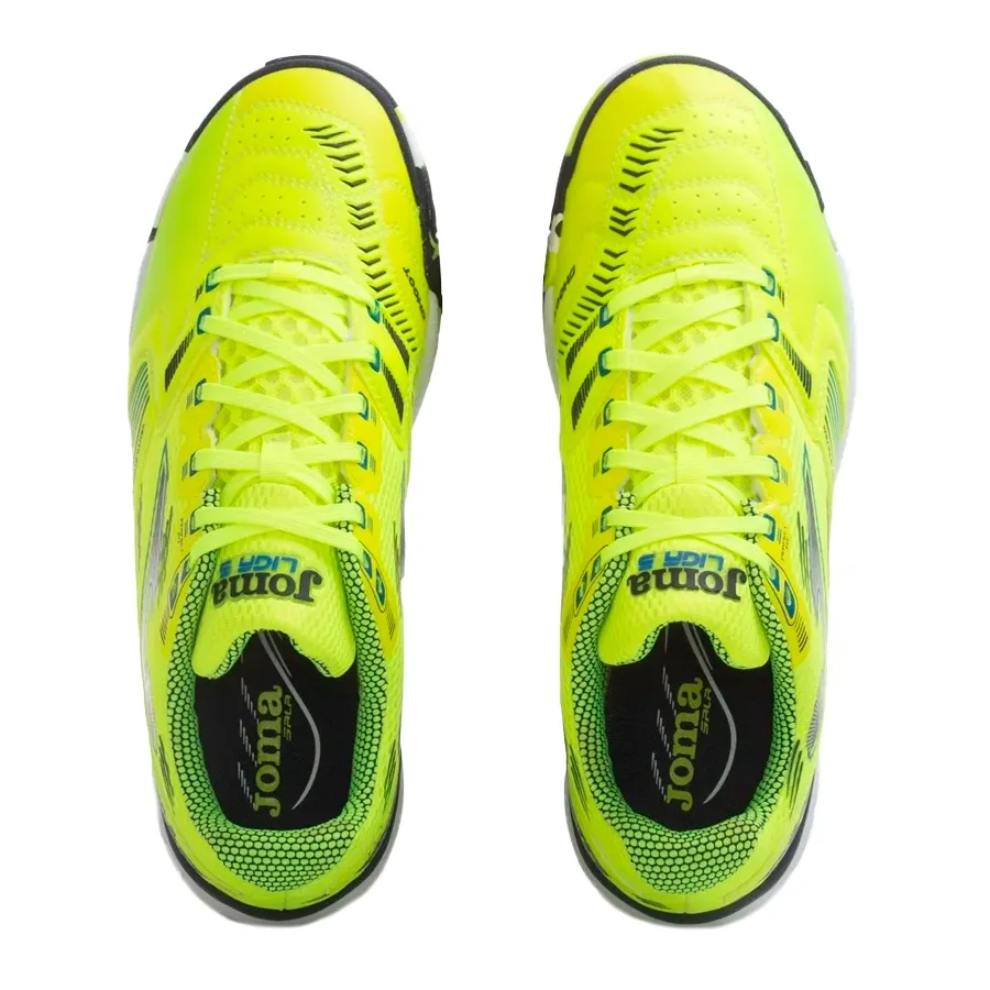 Imagen 4 de 6 de Botines Joma Liga 5 In-AMARILLO FLUOR/BLANCO/NEGRO