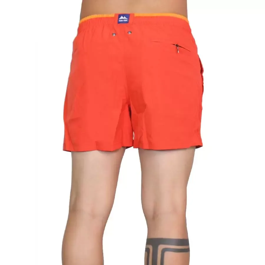 Imagen 2 de 3 de Nord Cape Short De Baño  Liso Moorea-ROJO/NARANJA