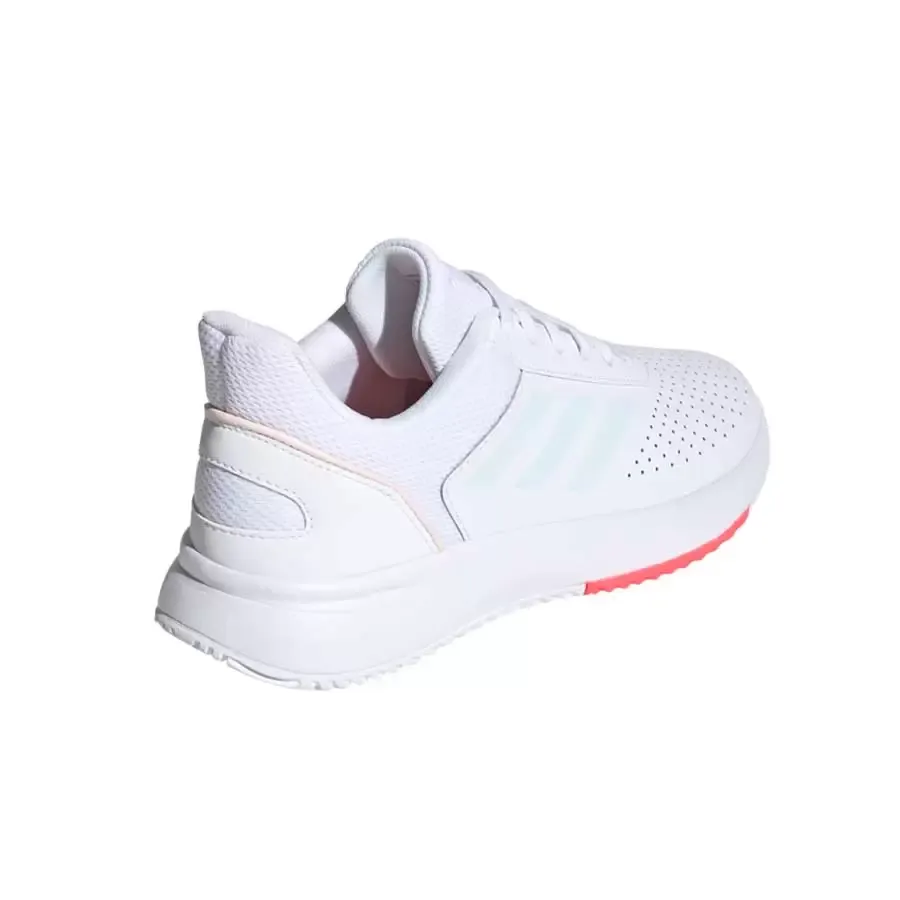 Imagen 3 de 6 de Zapatillas adidas Courtsmash-BLANCO/CELESTE/ROSA