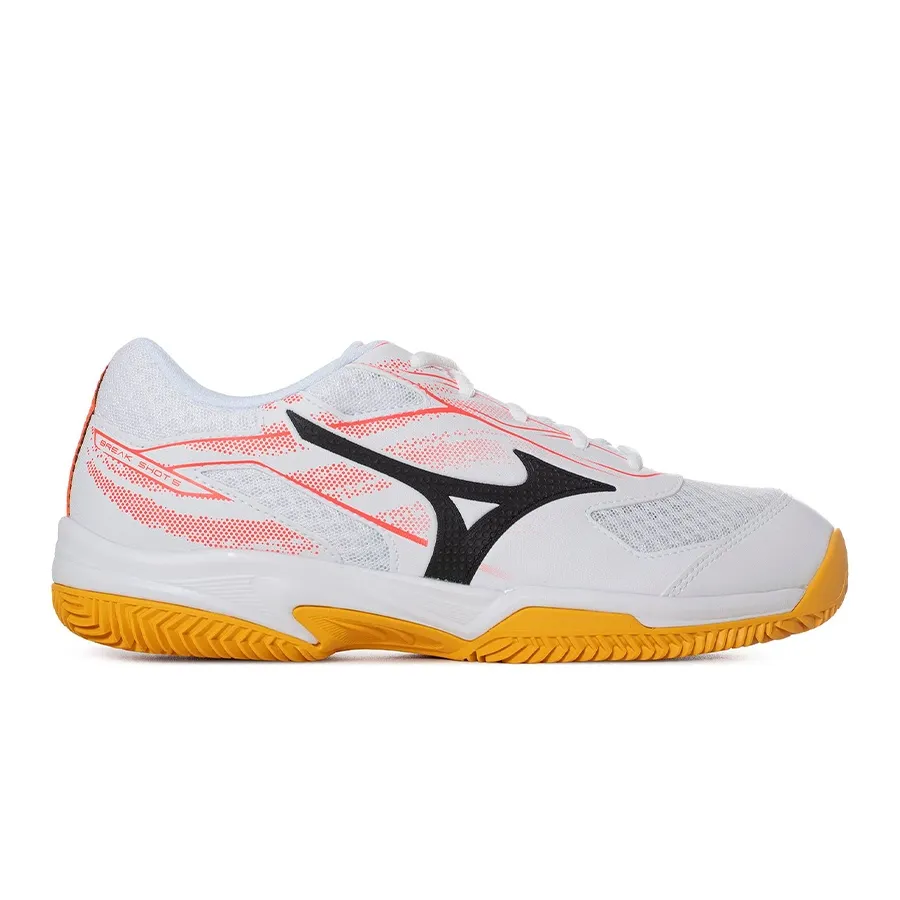Imagen 0 de 5 de Zapatillas Mizuno Break Short 5cc-BLANCO/CORAL/NEGRO