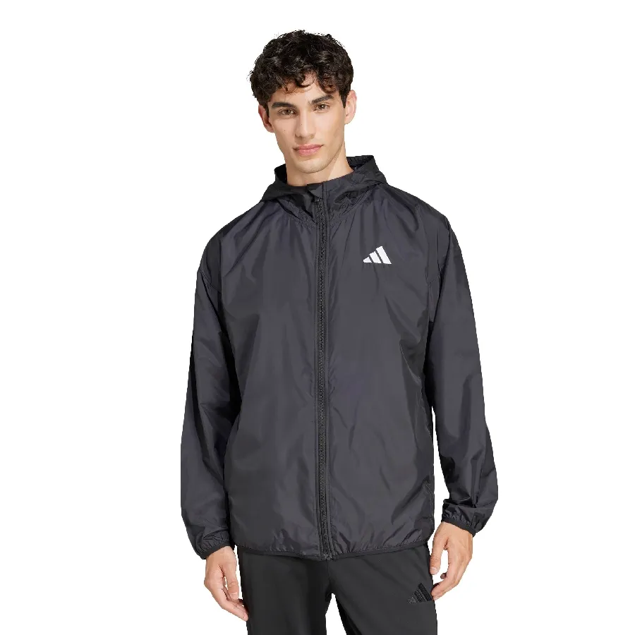 Imagen 0 de 5 de Campera adidas Rompevientos Essentials Big Logo-NEGRO/BLANCO