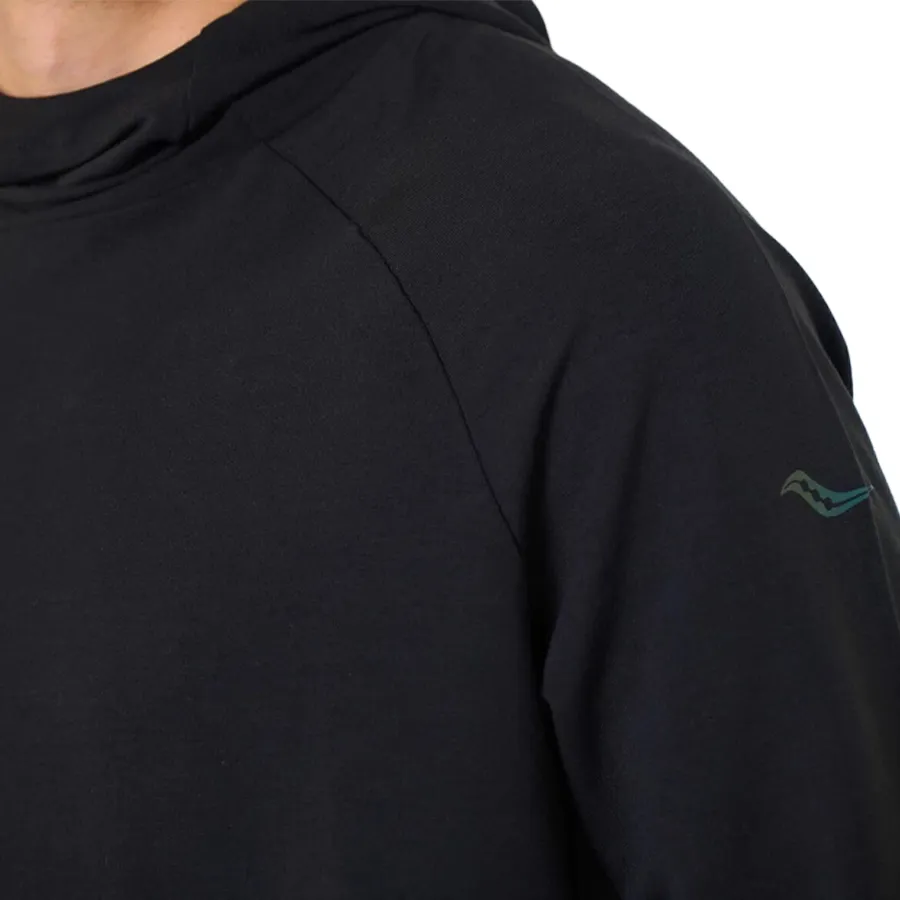 Imagen 3 de 5 de Buzo Saucony Hoodie Triumph Tunic-NEGRO
