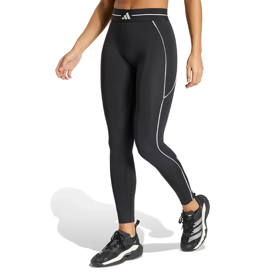 Imagen 0 de 5 de Calza adidas Hyperglam 3 Stripes-NEGRO