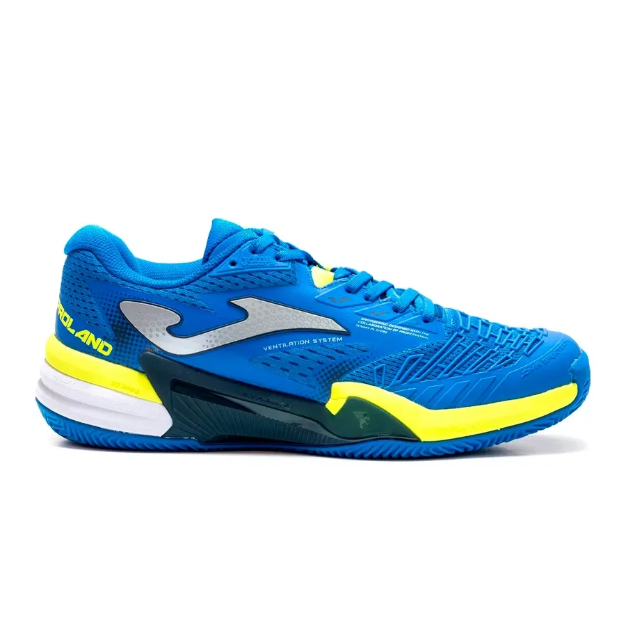 Imagen 0 de 7 de Zapatillas Joma Tenis Roland-AZUL FRANCIA/PLATA/AMARILLO FLUOR
